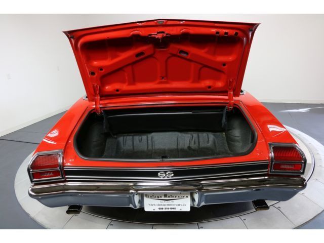 1969 Red Chevrolet Chevelle Convertible