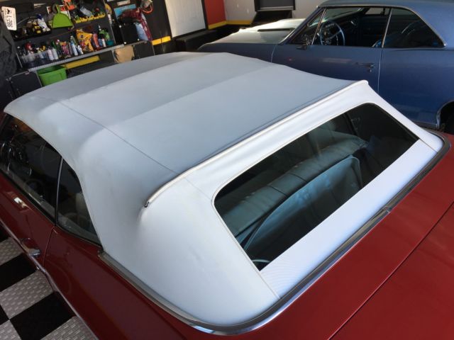 1969 Red Chevrolet Chevelle Convertible