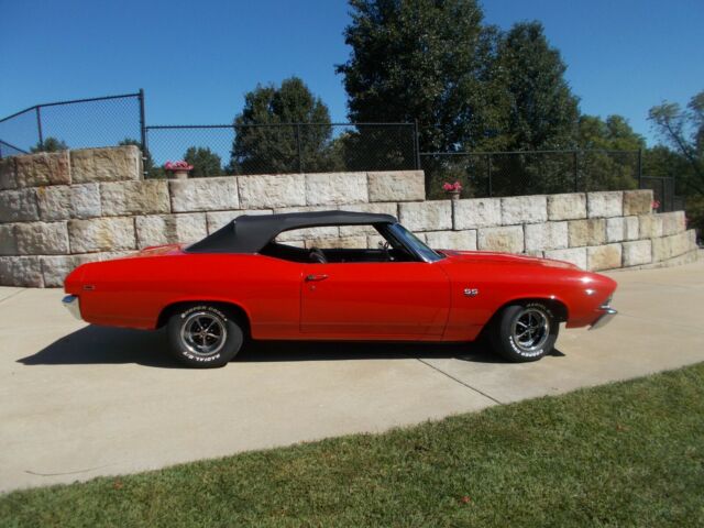 1969 Red Chevrolet Chevelle Convertible