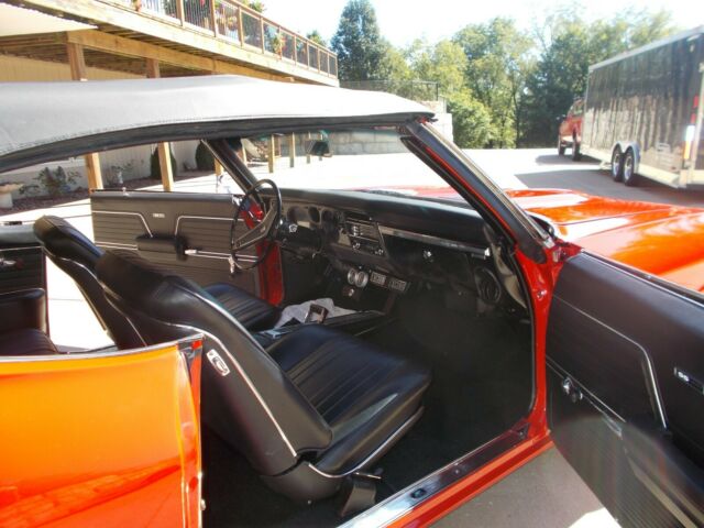 1969 Red Chevrolet Chevelle Convertible