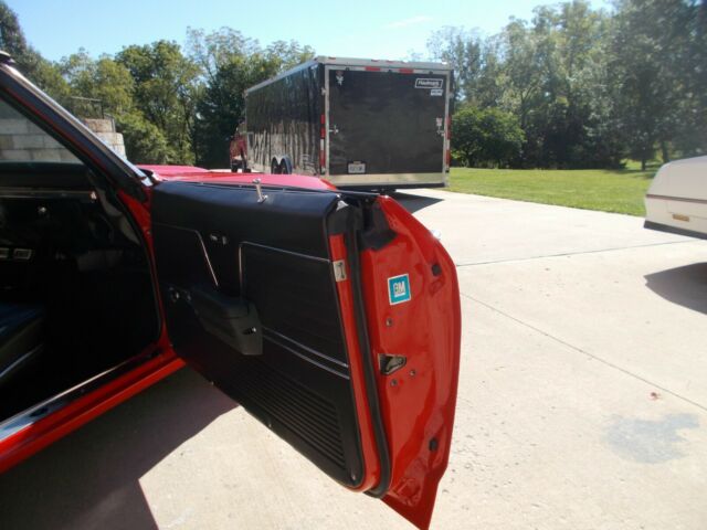 1969 Red Chevrolet Chevelle Convertible