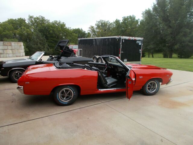 1969 Red Chevrolet Chevelle Convertible