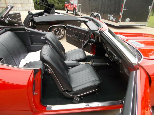 1969 Red Chevrolet Chevelle Convertible