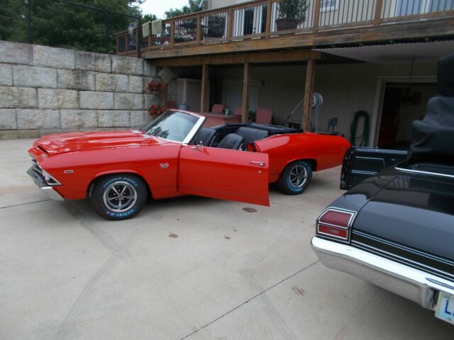 1969 Red Chevrolet Chevelle Convertible