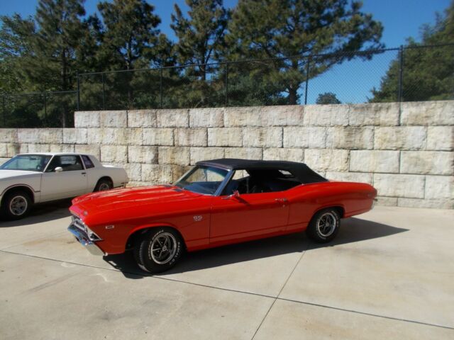 1969 Red Chevrolet Chevelle Convertible