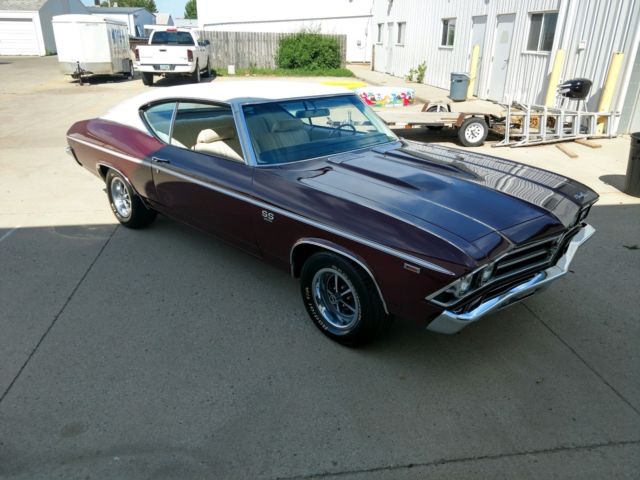 1969 Burgundy Chevrolet Chevelle
