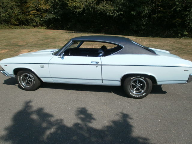 1969 Blue Chevrolet Chevelle 2 DR