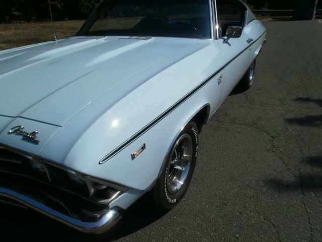 1969 Blue Chevrolet Chevelle 2 DR