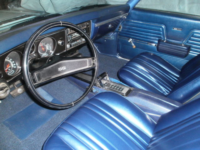 1969 Blue Chevrolet Chevelle 2 DR