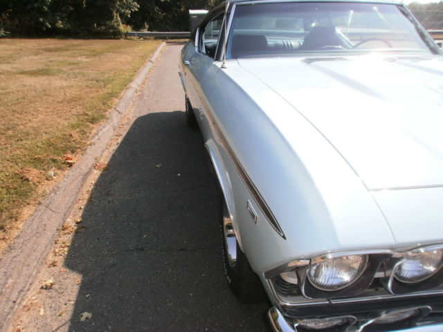 1969 Blue Chevrolet Chevelle 2 DR