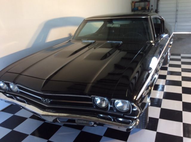 1969 Black Chevrolet Chevelle Coupe