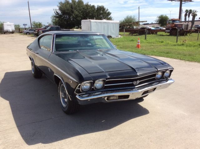 1969 Black Chevrolet Chevelle Coupe