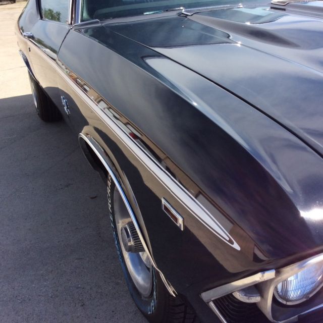 1969 Black Chevrolet Chevelle Coupe