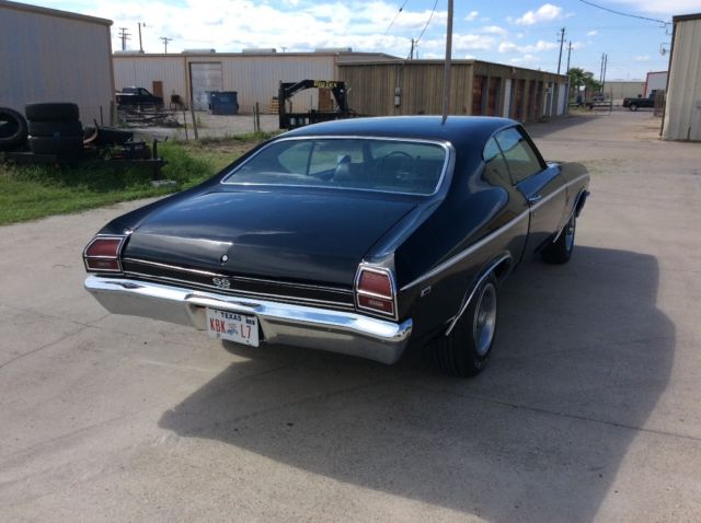 1969 Black Chevrolet Chevelle Coupe