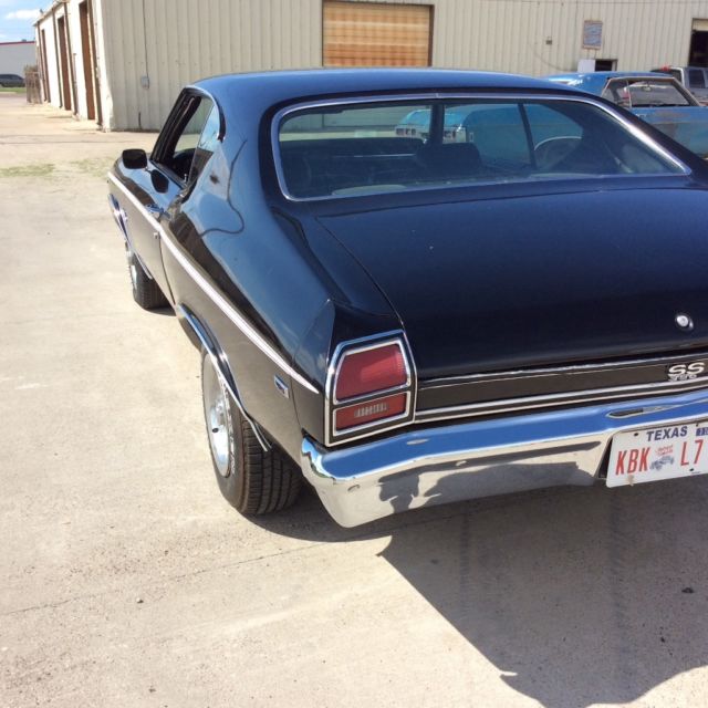 1969 Black Chevrolet Chevelle Coupe