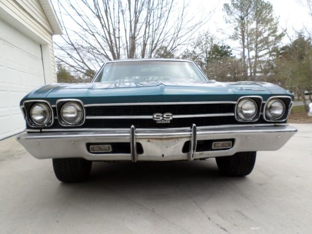 1969 Blue Chevrolet Chevelle Coupe