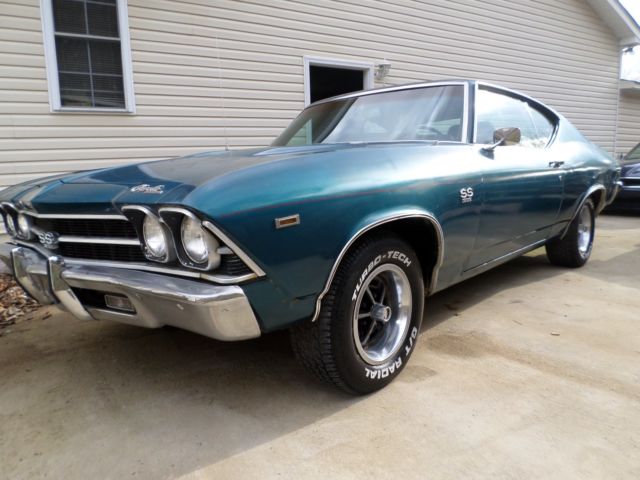 1969 Blue Chevrolet Chevelle Coupe