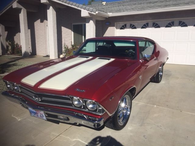 1969 Red Chevrolet Chevelle Sedan