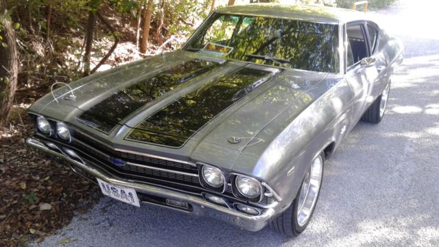 1969 Silver Chevrolet Chevelle Coupe