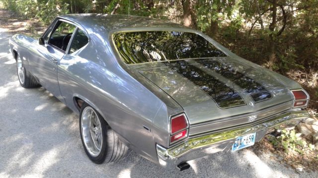 1969 Silver Chevrolet Chevelle Coupe