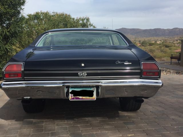 1969 Black Chevrolet Chevelle Coupe