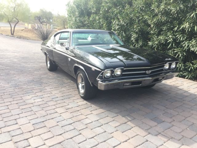 1969 Black Chevrolet Chevelle Coupe