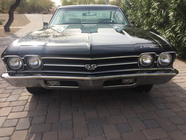 1969 Black Chevrolet Chevelle Coupe