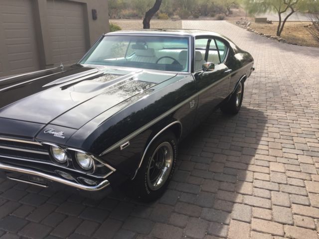 1969 Black Chevrolet Chevelle Coupe