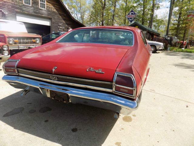 1969 Red Chevrolet Chevelle Coupe