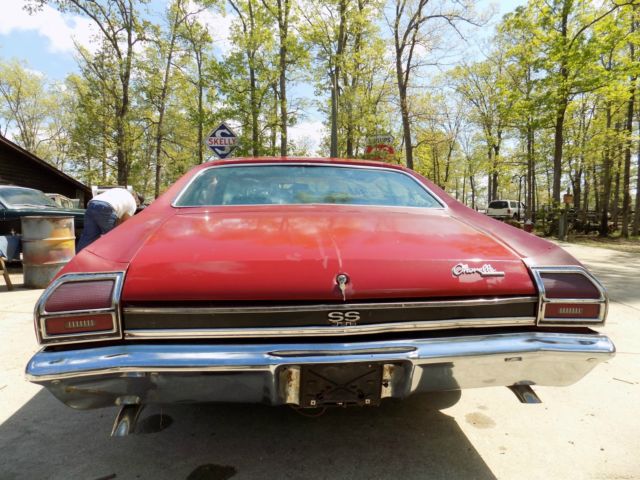 1969 Red Chevrolet Chevelle Coupe