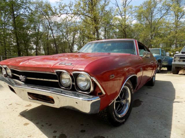 1969 Red Chevrolet Chevelle Coupe