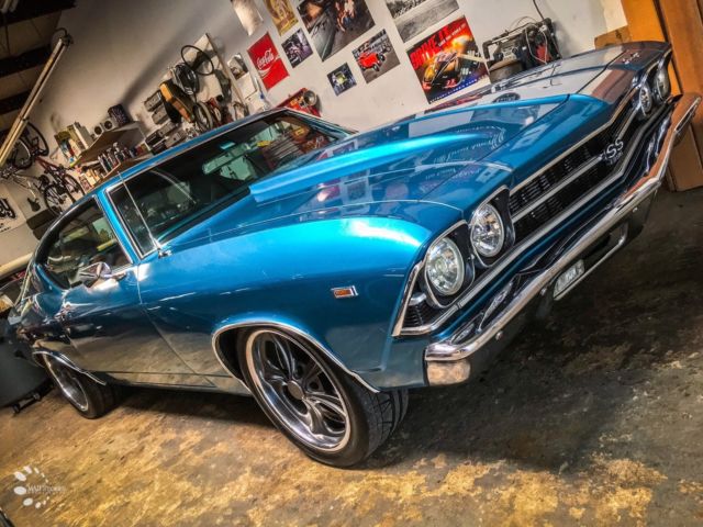 1969 Azure Turquoise Chevrolet Chevelle Coupe