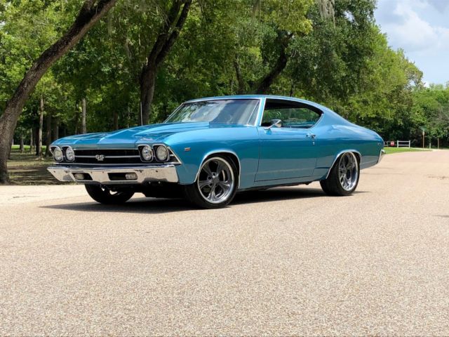 1969 Azure Turquoise Chevrolet Chevelle Coupe