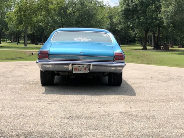 1969 Azure Turquoise Chevrolet Chevelle Coupe