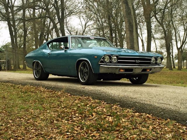 1969 Azure Turquoise Chevrolet Chevelle Coupe