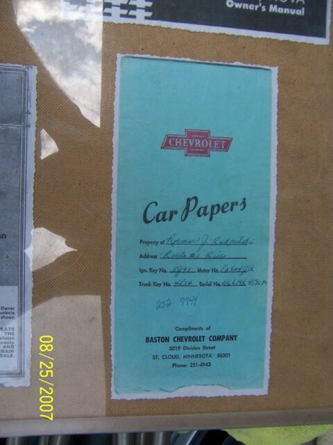 1969 Blue Chevrolet Chevelle Convertible