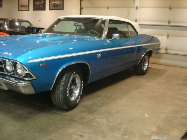1969 Blue Chevrolet Chevelle Convertible