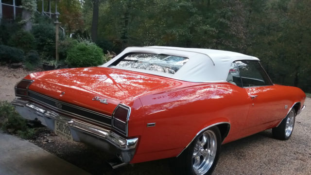 1969 Monaco Orange  Chevrolet Chevelle Convertible