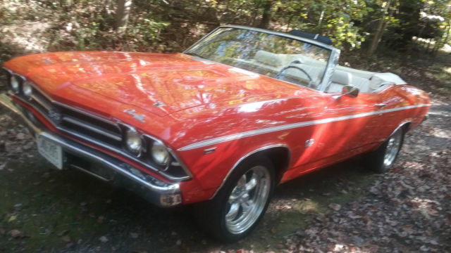 1969 Monaco Orange  Chevrolet Chevelle Convertible
