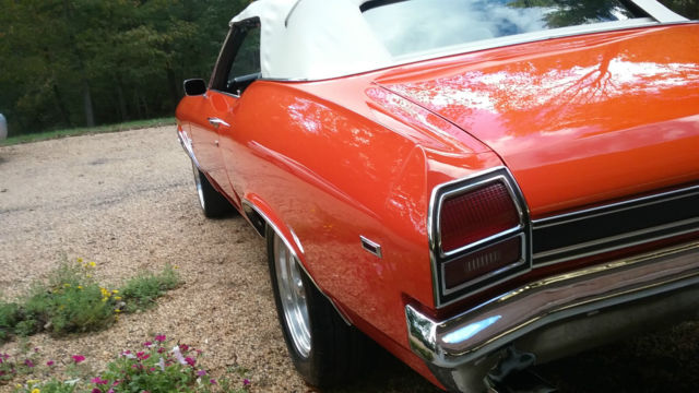 1969 Monaco Orange  Chevrolet Chevelle Convertible