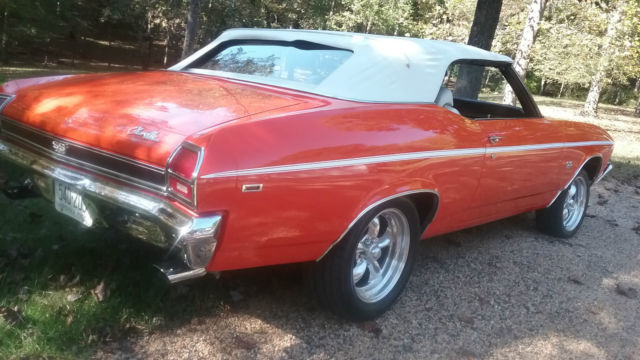 1969 Monaco Orange  Chevrolet Chevelle Convertible