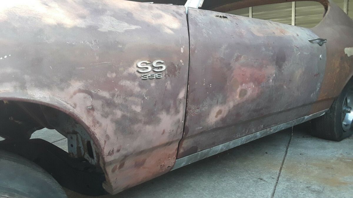 1969 Burgundy Chevrolet Chevelle Coupe