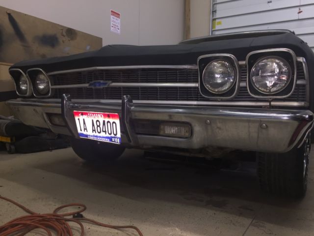 1969 Black Chevrolet Chevelle Wagon