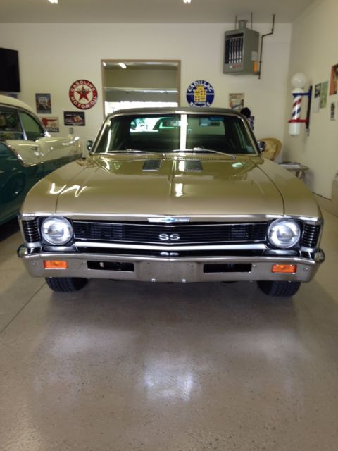 1969 Gold Chevrolet Nova Coupe