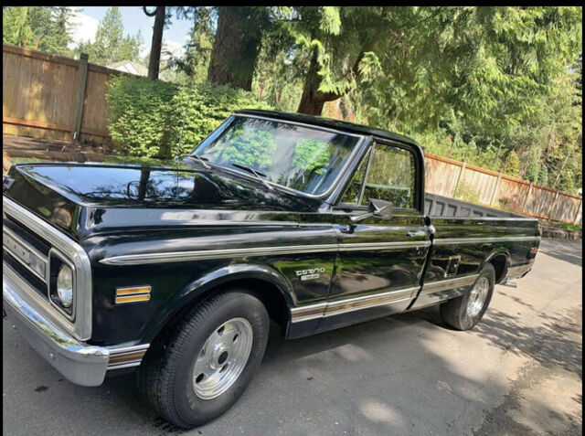 1969 Black Chevrolet 1500 Cab & Chassis