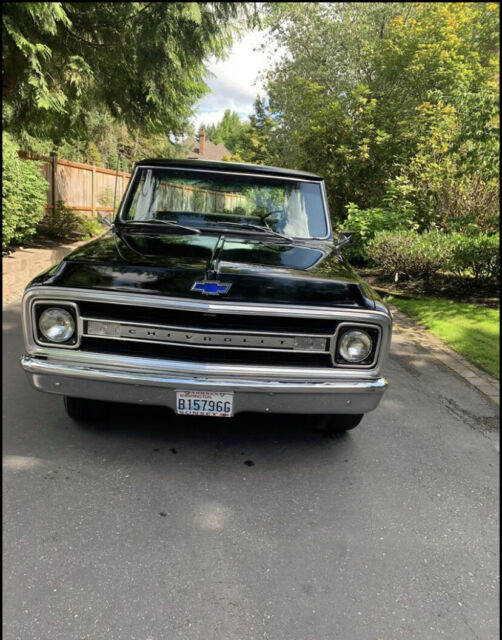1969 Black Chevrolet 1500 Cab & Chassis