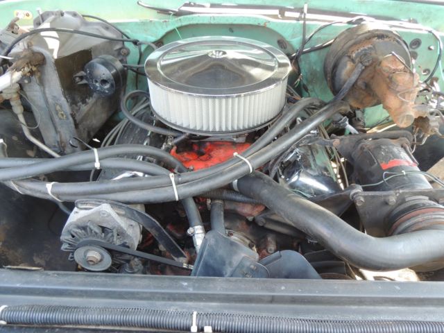 1969 Green and White Chevrolet C/K Pickup 1500 Pick up