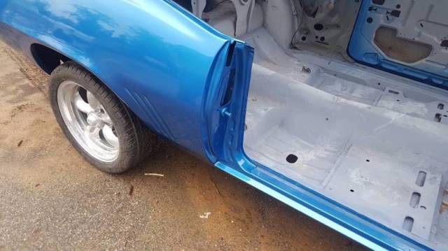 1969 Blue Chevrolet Camaro Coupe