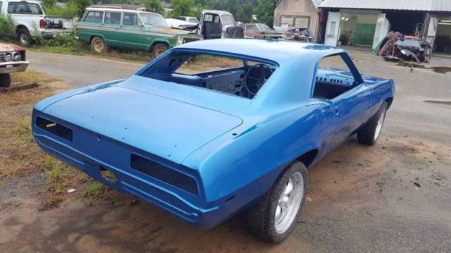 1969 Blue Chevrolet Camaro Coupe