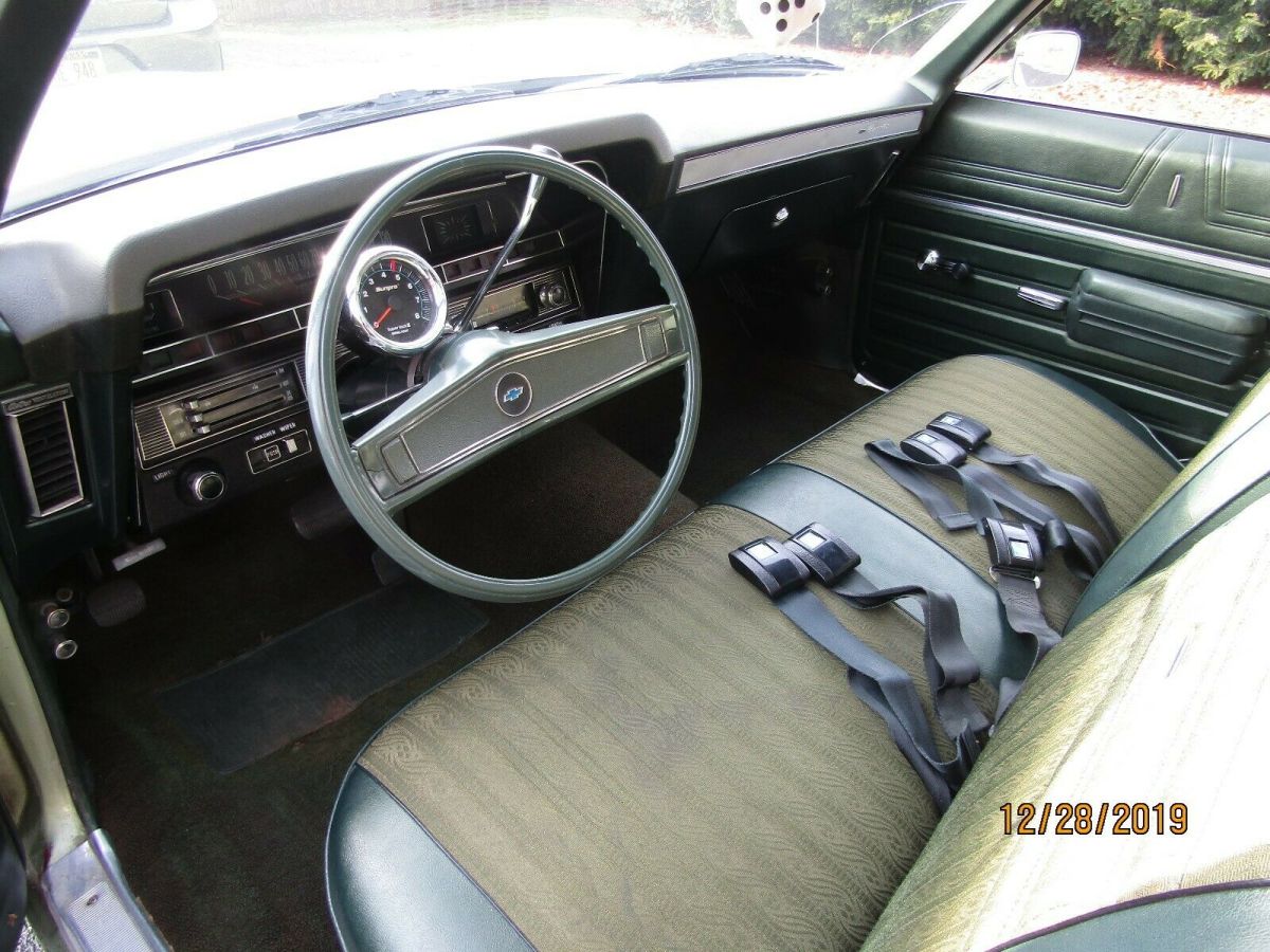 1969 Green Chevrolet Bel Air/150/210 Sedan